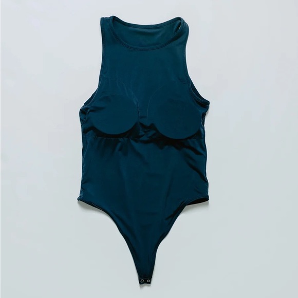 💙 Klassy Network • Lux High Neck Bramisuit in Midnight Blue - Picture 6 of 13